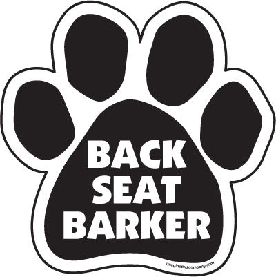 Back Seat Barker Magnet