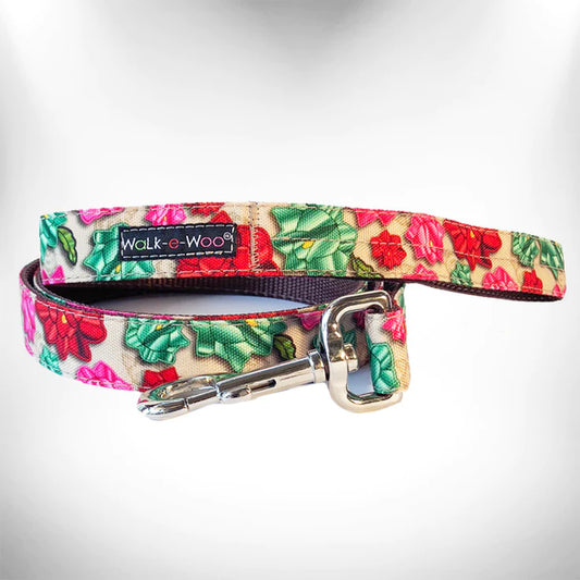 Mayan Flowers Leash by WaLk-e-Woo