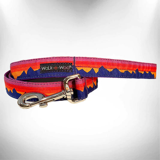 Mountain Purple Dog Leash by WaLk-e-Woo