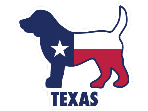 Texas Dog Sticker