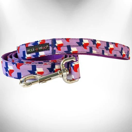 Texas Lavender Dog Leash by WaLk-e-Woo